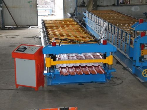 Steel  Sheet Roll Forming Machine PPGI GI IBR Trapezoid , Roof Sheet Rolling Machines