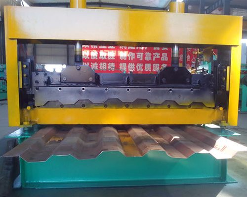 Aluminum Glazed Tile Roll Forming Machine / Metal Roofing Forming Machine