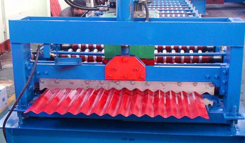 Mold Forging Corrugated Roll Forming Machine 3T Weight With PLC Control System