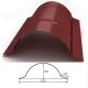 pm18508718-cold_roll_metal_roof_ridge_cap_forming_machine_hydraulic_cutting_type Cold Roll Metal Roof Ridge Cap Forming Machine Hydraulic Cutting Type