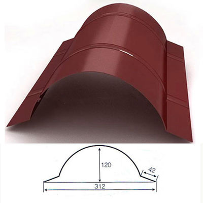 pm18508718-cold_roll_metal_roof_ridge_cap_forming_machine_hydraulic_cutting_type Cold Roll Metal Roof Ridge Cap Forming Machine Hydraulic Cutting Type