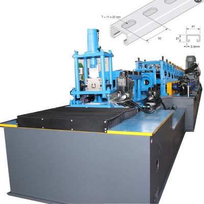 Fully Automatic Strut Channel Rolling Forming Machine For Many Sizes
