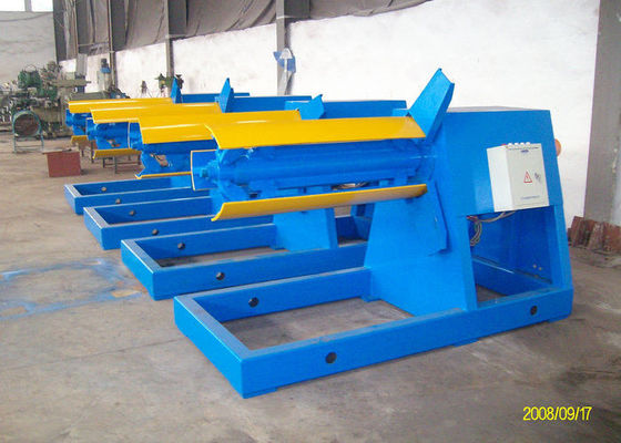 Color Steel Sheet Roll Forming Machine / Hydraulic Decoiler 11kw