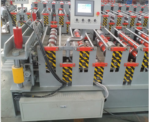 Automatic Corrugated Roof Panel Roll Forming Machine With PLC Control System