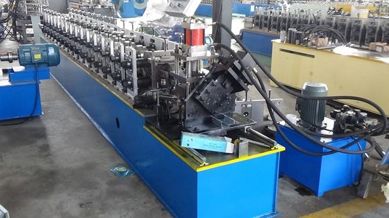 Roller Concrete Door Frame Roll Forming Machine / Aluminum Metal Window Frame Making Machine