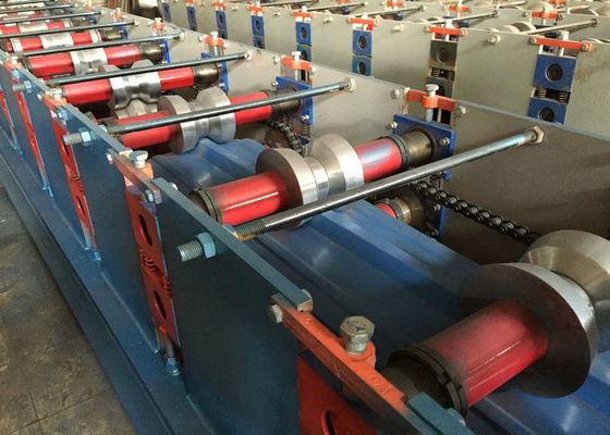3kw Ridge Cap Roll Forming Machine , 470 Color Steel Roof Tile Sheet Roll Forming Equipment