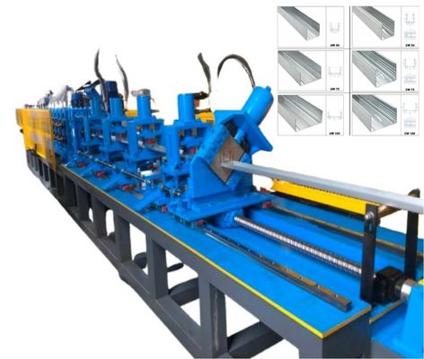 pm188970720-automatic_slotted_deflection_track_rolling_forming_machine_high_speed Automatic Slotted Deflection Track Rolling Forming Machine High Speed