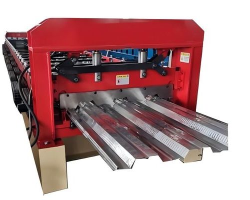 pm192566413-high_efficiency_metal_roof_deck_roll_forming_machine_with_3x11kw_main_motor_power High Efficiency Metal Roof Deck Roll Forming Machine with 3x11kw Main Motor Power
