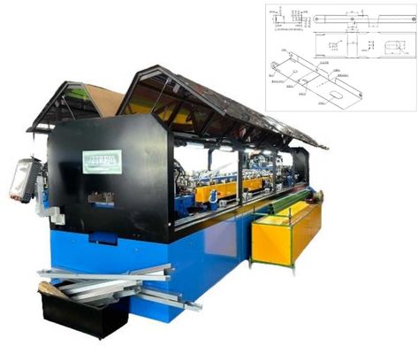 Galvanized Steel Sheet Light Steel Frame Roll Forming Machine for Strip Width of Approx 156mm