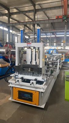 Automatic Changing Size C Purlin Roll Forming Machine With 20 Stations