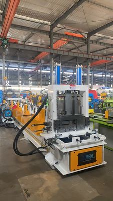 Automatic Changing Size C Purlin Roll Forming Machine With 20 Stations
