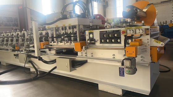Automatic Changing Size C Purlin Roll Forming Machine With 20 Stations