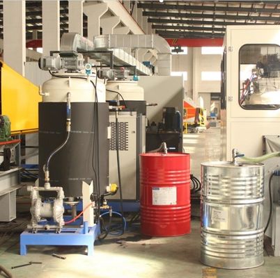 pm208123091-automatic_pu_sectional_garage_door_line Automatic PU Sectional Garage Door Production Line