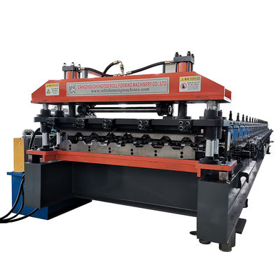 pm35691642-plc_ppgi_0_6mm_trapezoidal_sheet_roll_forming_machine Plc Ppgi 0.6mm Trapezoidal Sheet Roll Forming Machine