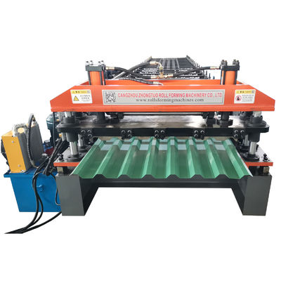pm35691645-plc_ppgi_0_6mm_trapezoidal_sheet_roll_forming_machine Plc Ppgi 0.6mm Trapezoidal Sheet Roll Forming Machine
