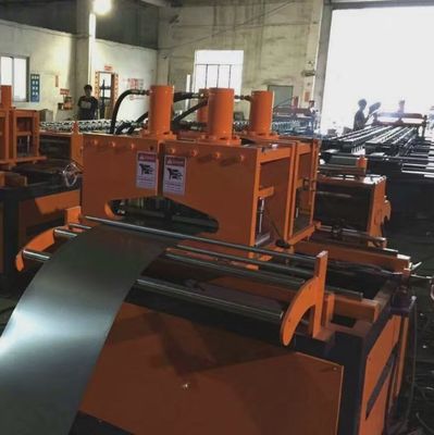 Manual Decoiler Supermarket Shelving 1.2mm Panel Roll Forming Machine