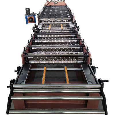 7.5Kw Corrugated Sheets Roll Forming Machine PLC Double Layer PPGI PPGL