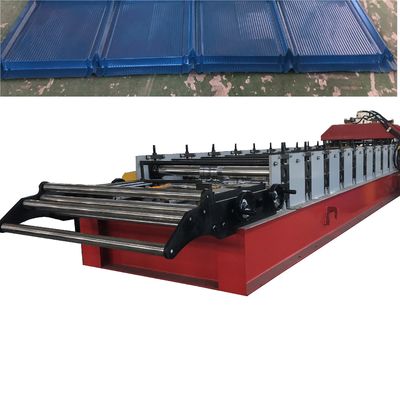 pm36732307-350h_steel_glazed_tile_roofing_machine_gcr15_roller_5_5kw_step_tile_machine 350H Steel Glazed Tile Roofing Machine Gcr15 Roller 5.5KW Step Tile Machine