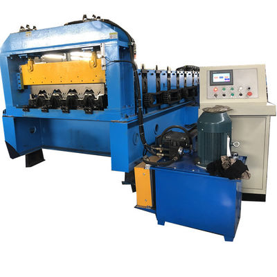 Metal Hydraulic Decoiler Floor Decking Forming Machine 915mm 1150mm Input Coil Width