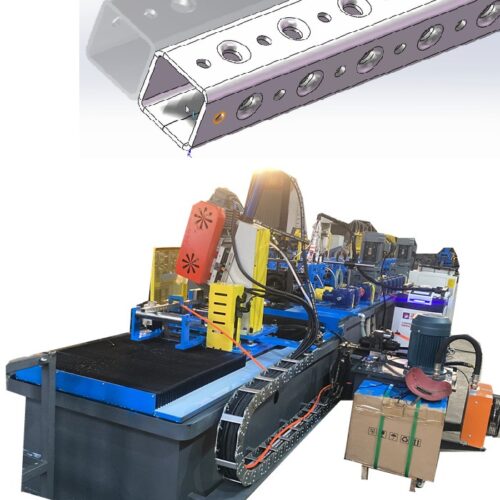 metal tube machine Tube making machine with online punching