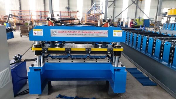 20210804 691 840 Trapezoidal Roofing Sheet Roll Forming Machine | Automatic Metal Roof Panel Production Line