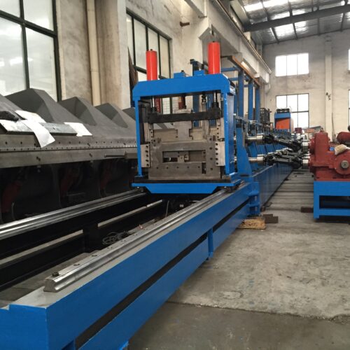 Automatic CZ Purlin Roll Forming Machine with Gearbox Transmission
