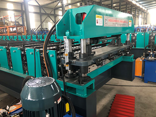 Double Layer Trapezoidal 686 & Corrugated 762 Roll Forming Machine