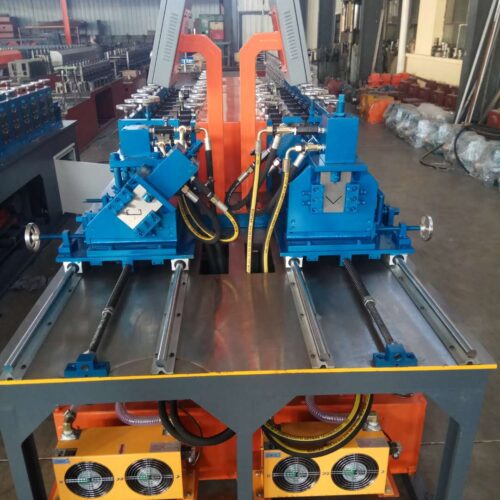阿尔及利亚双机组龙骨机 (3) High-Efficiency Double Line Light Gauge Steel Roll Forming Machine