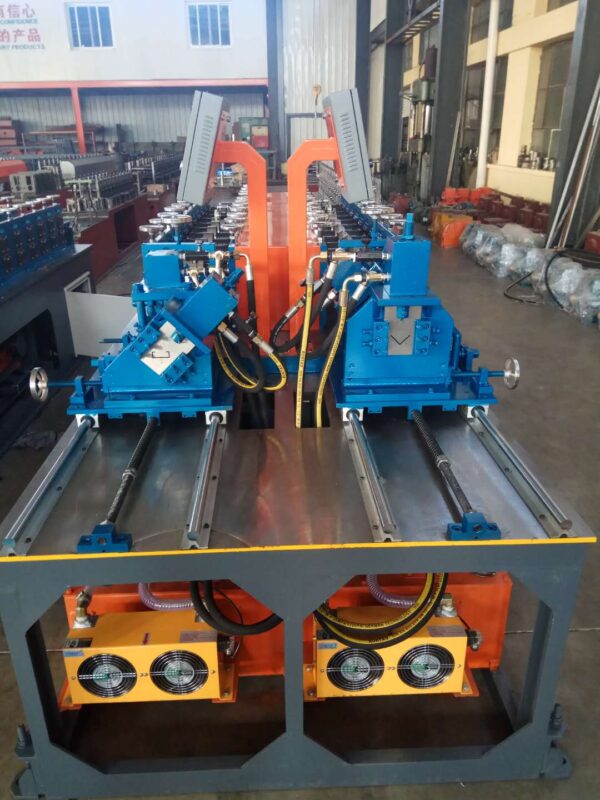 阿尔及利亚双机组龙骨机 (3) High-Efficiency Double Line Light Gauge Steel Roll Forming Machine