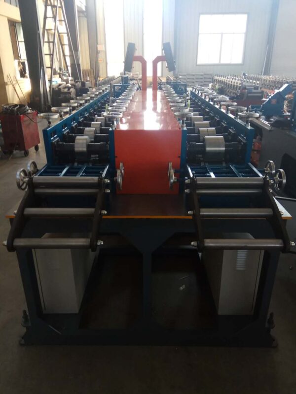 阿尔及利亚双机组龙骨机 (5) High-Efficiency Double Line Light Gauge Steel Roll Forming Machine